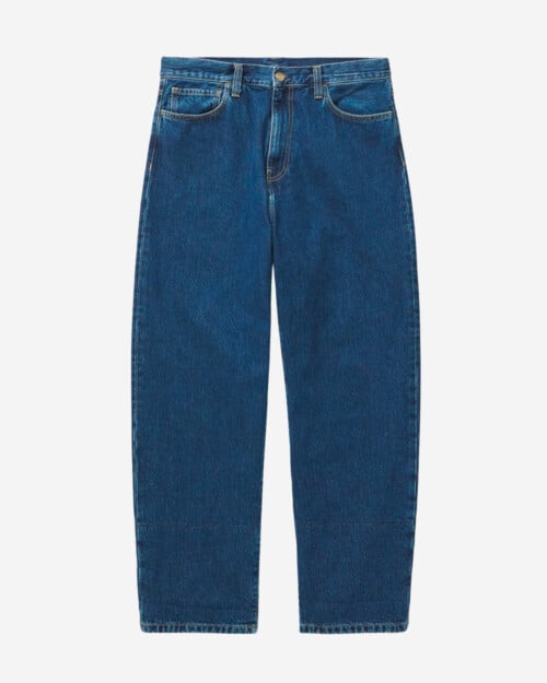 Carhartt WIP Rider Straight-Leg Flannel-Trimmed Jeans