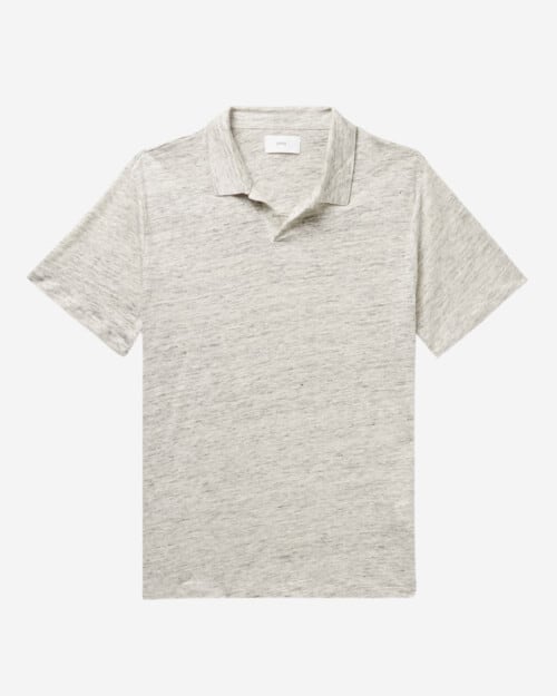 ONIA Linen Polo Shirt