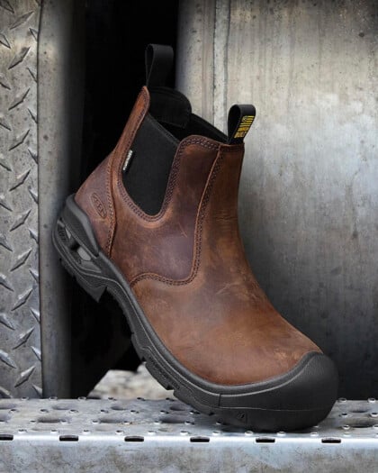 slip on womens work boots