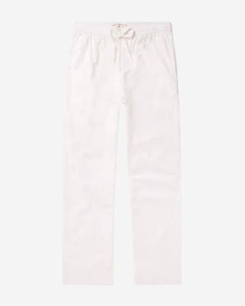 SMR Days Malibu Straight-Leg Embroidered Organic Cotton Drawstring Trousers