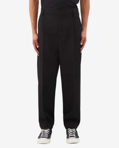 Raey Exaggerated Tapered-leg Wool Trousers