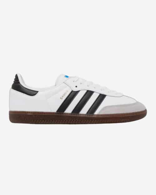 Adidas Originals Samba Suede-Trimmed Leather Sneakers