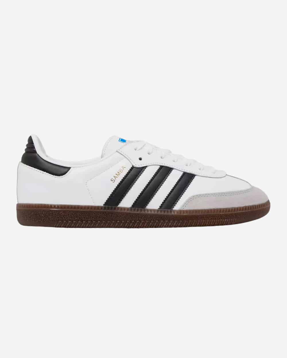 Adidas Originals Samba Suede-Trimmed Leather Sneakers