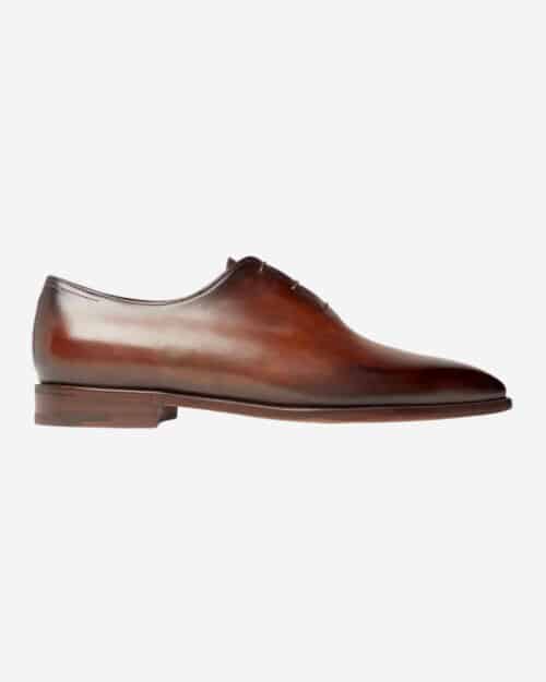 Berluti Blake Whole-Cut Venezia Leather Oxford Shoes