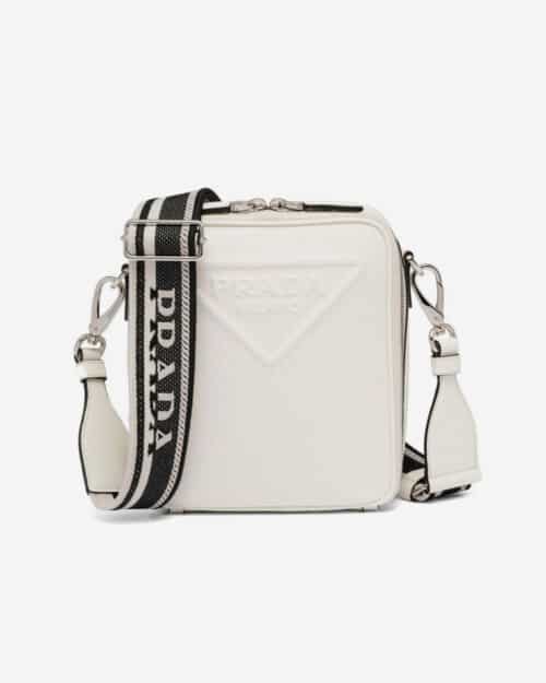 Prada Logo-Embossed Saffiano Leather Bag