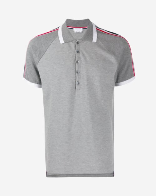 Thom Browne Raglan-Sleeve Piqué Polo Shirt
