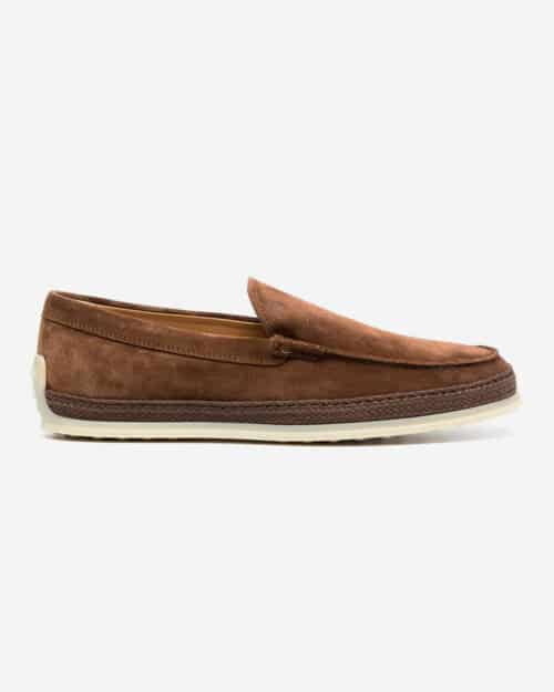 Tod's Espadrille-Detail Loafers