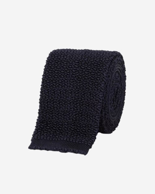 Drake’s 6.5cm Knitted Silk Tie