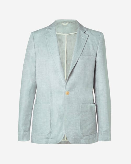 Oliver Spencer Fairway Linen Suit Jacket