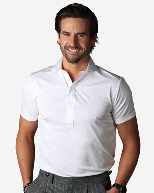 Collars & Co Cutaway Collar Polo White