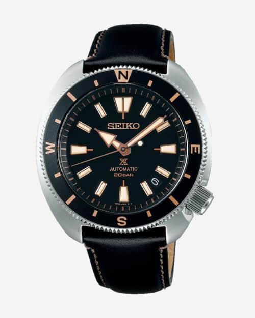 SEIKO SRPG17 Prospex Men's Watch Black Leather Strap