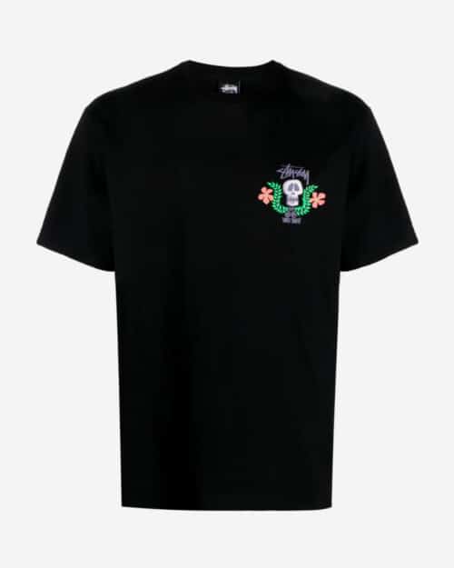 Stussy Skull Crest Cotton T-shirt
