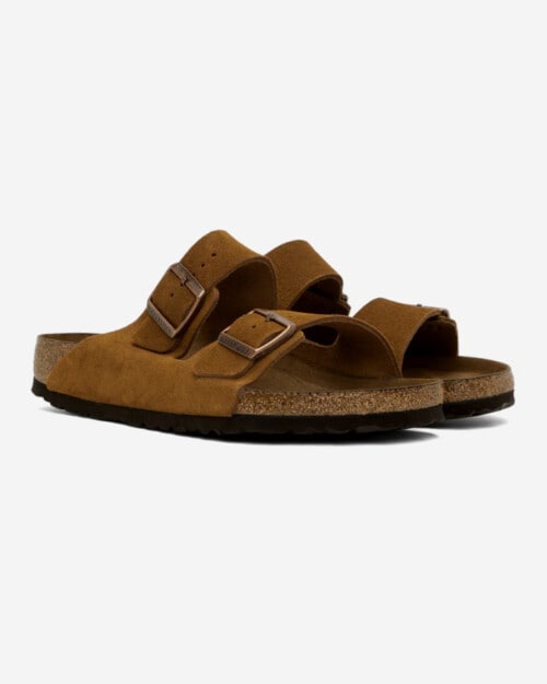 BIRKENSTOCK Tan Regular Arizona Soft Footbed Sandals