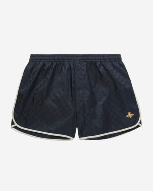 Gucci Short-Length Embroidered Jacquard Swim Shorts