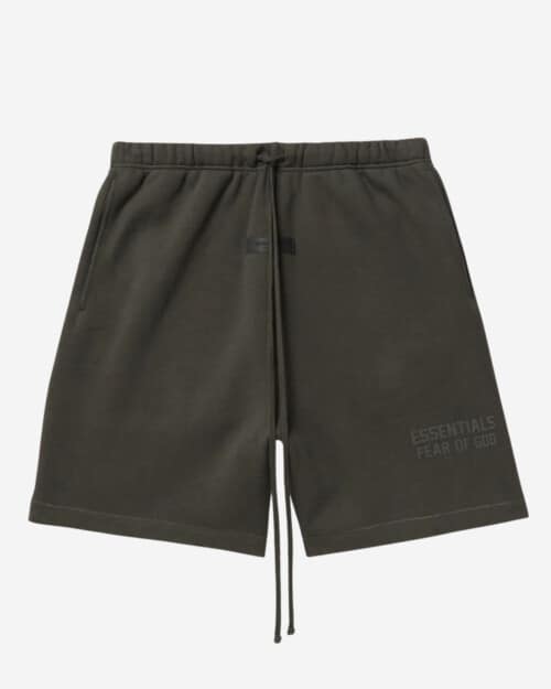 Fear of God Essentials Logo-Appliquéd Wide-Leg Cotton-Blend Jersey Drawstring Shorts