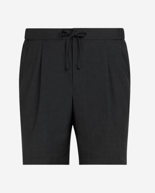 Suitsupply Dark Grey Drawstring Ames Shorts