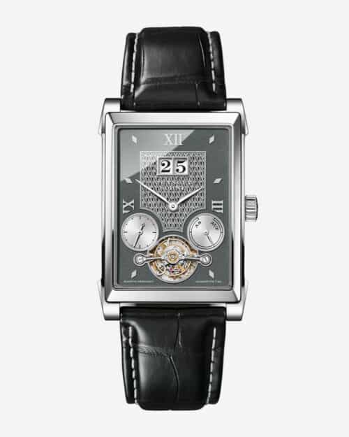 A. Lange & Söhne Cabaret Tourbillon Handwerkskunst rectangular watch front