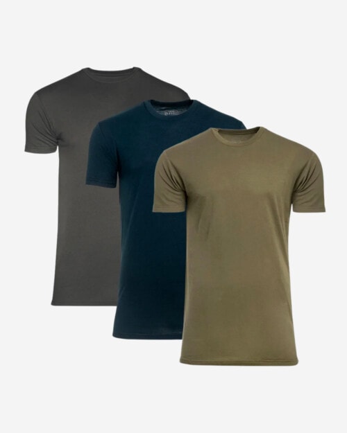True Classic The Tall Round Hem Crew Neck T-Shirt Color 3-Pack