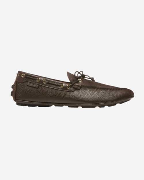 Bally Kerbs Drivers In Brown Leather