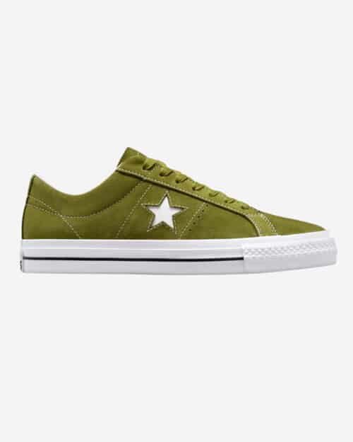 CONS One Star Pro Suede Skate Shoe Green