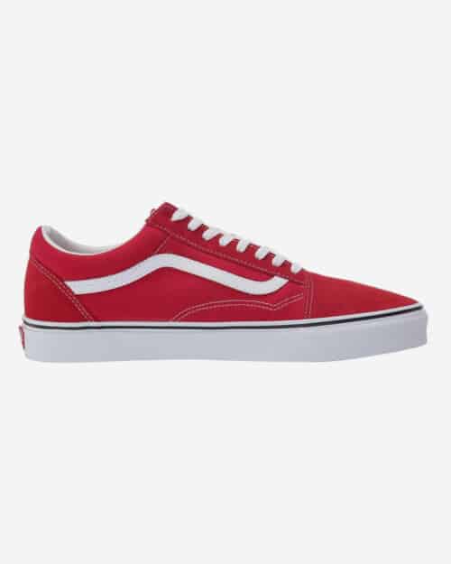 Vans Old Skool Classic Skate Shoes in Red