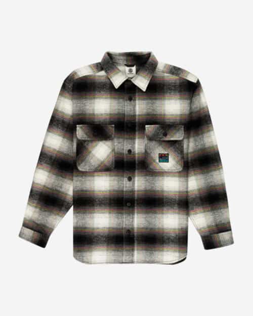 Element Hueco Neon Long Sleeve Flannel Shirt