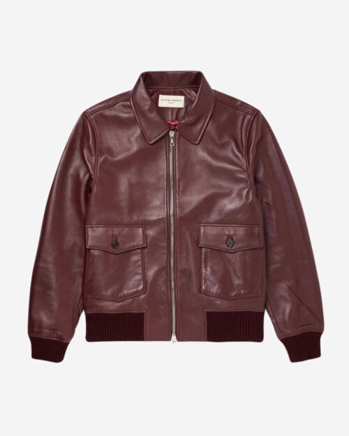 Officine Générale Gianni Leather Jacket