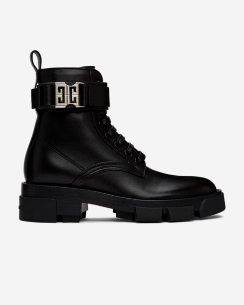 Givenchy Black Terra Combat Boots