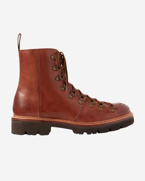 Grenson Brady Polished-Leather Boots