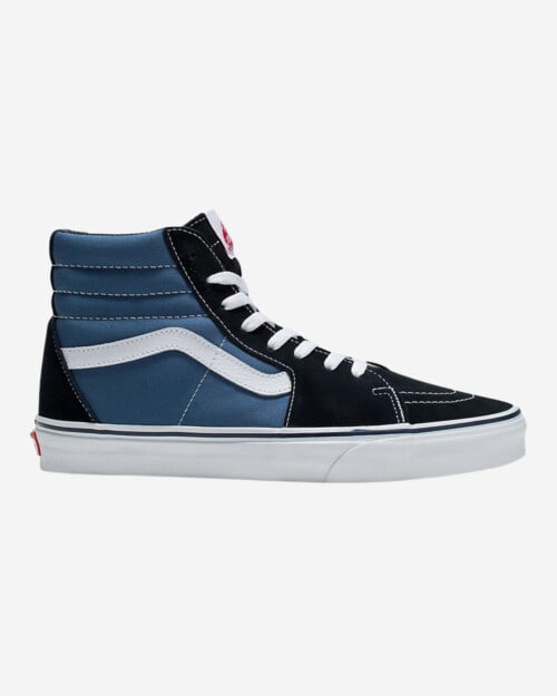 Vans Sk8-Hi blue and black canvas sneakers