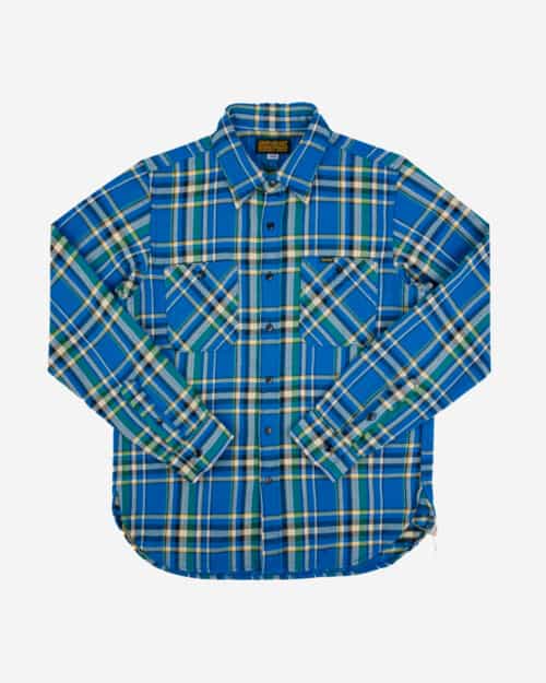 Iron Heart Ultra Heavy Flannel Tartan Check Work Shirt