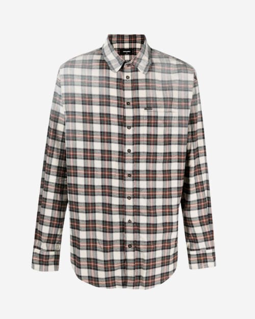 Dsquared2 Distressed Effect Flannel Shirt