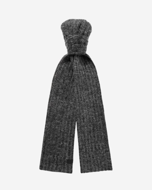 Saint Laurent Ribbed Wool-blend Scarf