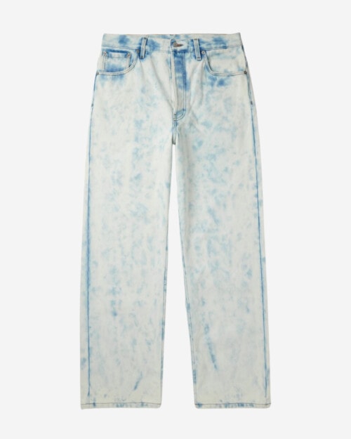 Dries Van Noten Wide-Leg Bleached Jeans