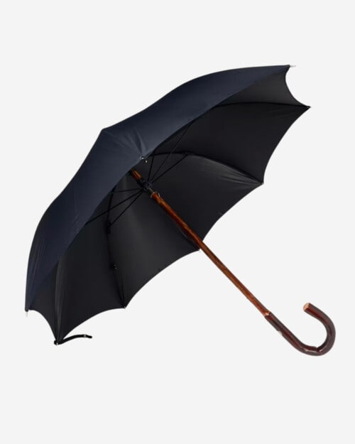 Francesco Maglia Chestnut Wood-Handle Umbrella