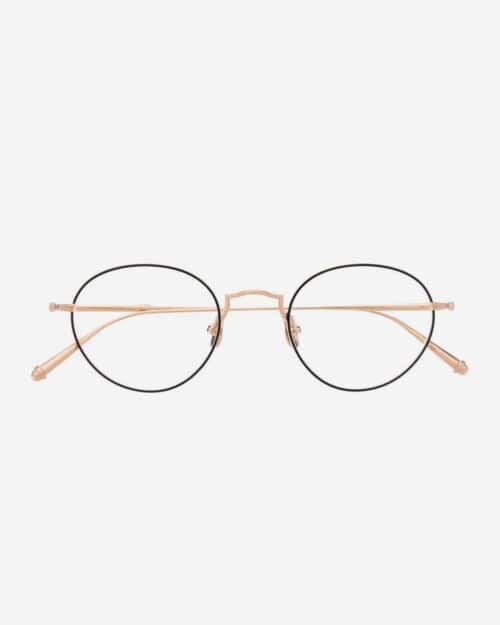 Matsuda Engraved Oval-frame Glasses
