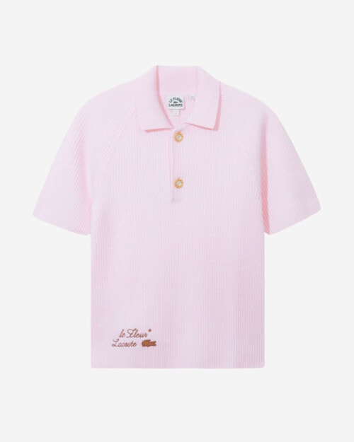 Golf Le Fleur Pink Knit Polo