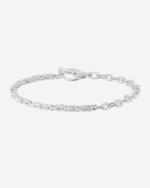 Alice Made This Romeo and Juliet Sterling Silver Chain Bracelet