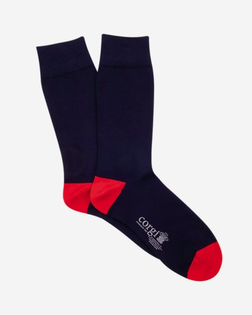 Corgi Contrast Heel & Toe Cotton Socks