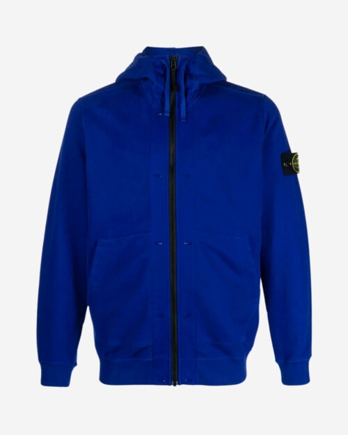 Stone Island Compass-patch Cotton Hoodie
