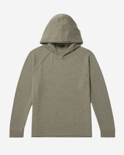 James Perse Recycled-Cashmere Hoodie