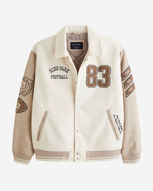 Abercrombie and Fitch Varsity Bomber Jacket