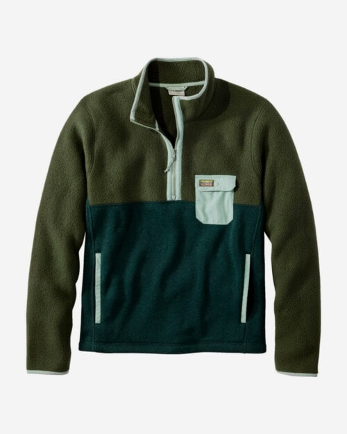 L.L.Bean Sweater Fleece Sherpa Hybrid Pullover