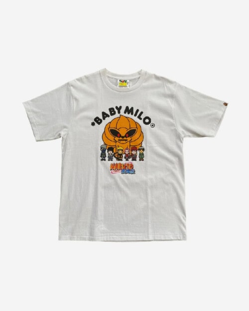 Bape Naruto and Friends Baby Milo T-shirt White