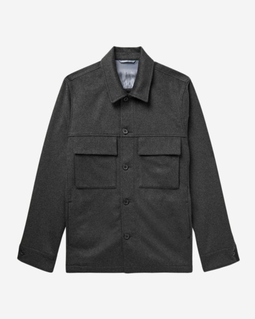 Paul Smith Wool and Cashmere-Blend Shirt Jacket
