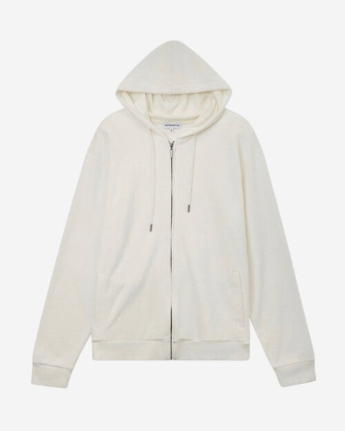 The Resort Co Terry Lounge Hoodie White