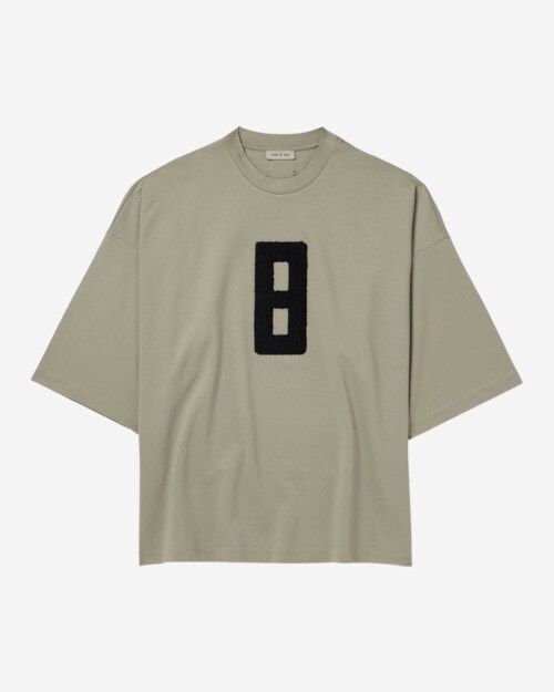 Fear of God Oversized Bouclé-Trimmed Jersey T-Shirt