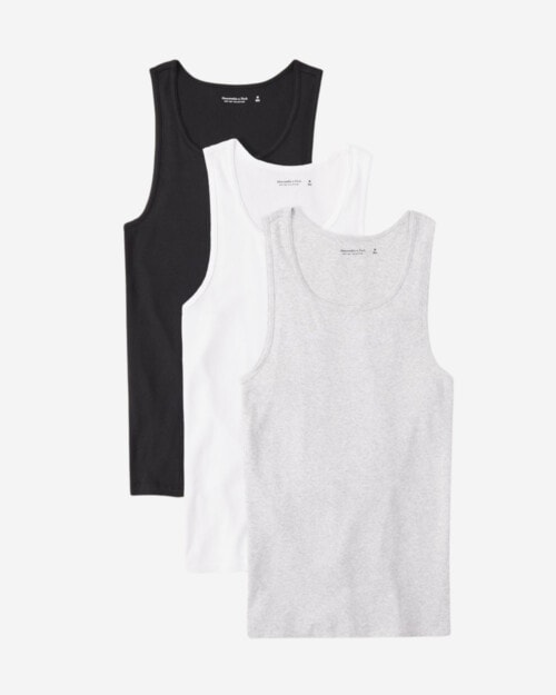 Abercrombie & Fitch 3-Pack Ribbed Tanks